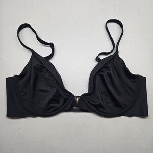 Victoria's Secret Women Bra 34D Black Underwired Unlined  Strap Adjustable